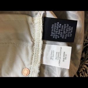 JCrew print midrise toothpick pant